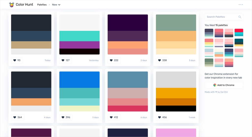 Color Hunt from Gal Shir