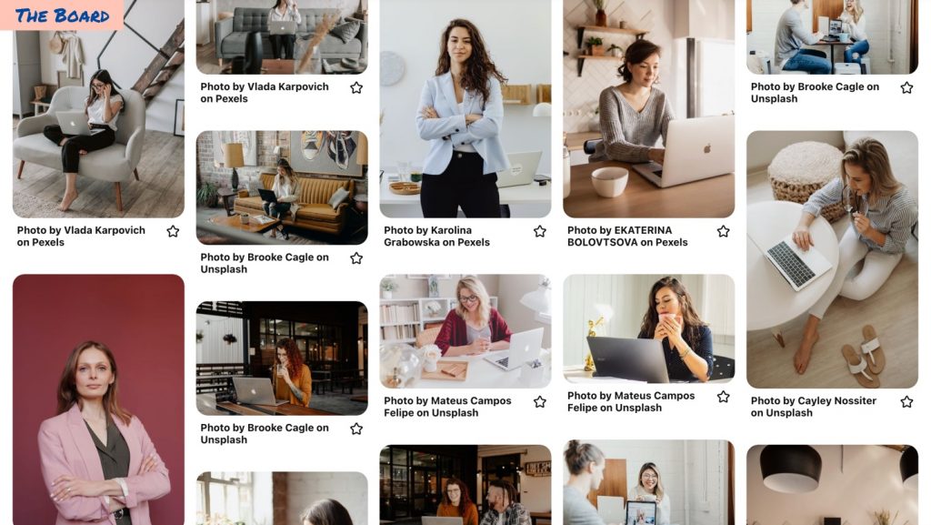 Research and put together a Pinterest board
